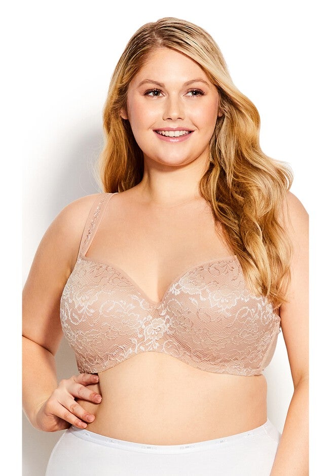 Lace Balconette Underwire Bra, NATURAL, hi-res image number null
