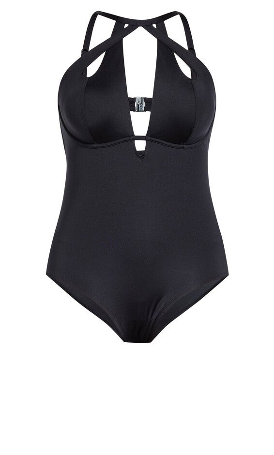 Cancun Underwire 1 Piece - black, BLACK, alternate image number null