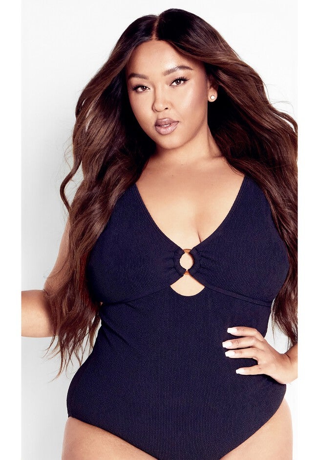 Persia Cut Out 1 Piece - black, BLACK, hi-res image number 0