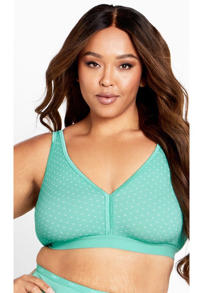 Fashion Cotton Bra, PEPPERMINT SPOT, hi-res image number 0