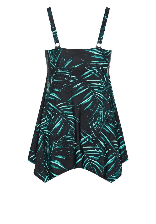Icon Print Swimdress, AQUA TROPICS PRINT, alternate image number null
