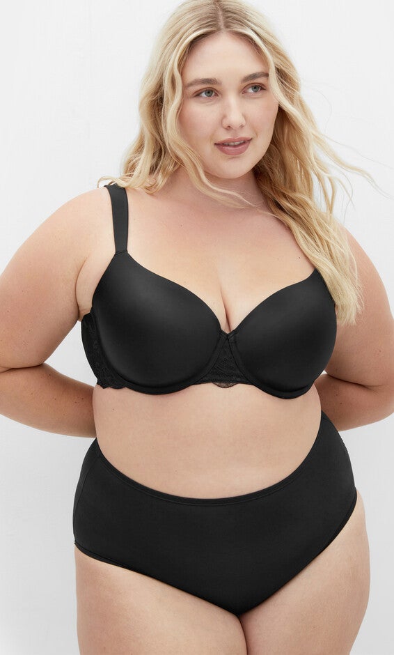 Sexy Glam T-Shirt Bra - black, BLACK, hi-res image number null