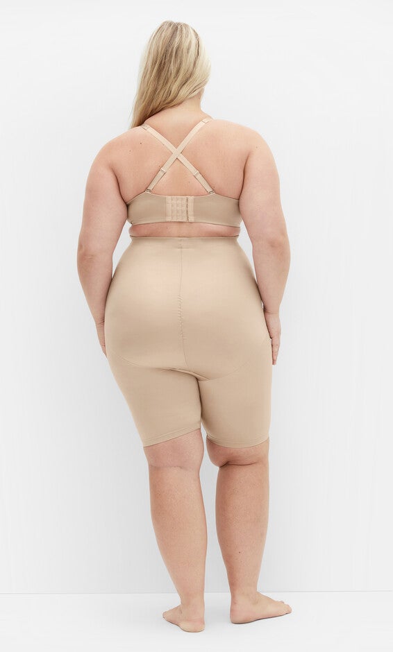 Smooth & Chic Thigh Shaper - latte, BEIGE, alternate image number 3