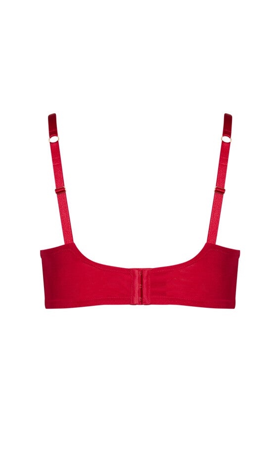 Irina Underwire Demi Bra - ruby, RED, alternate image number null