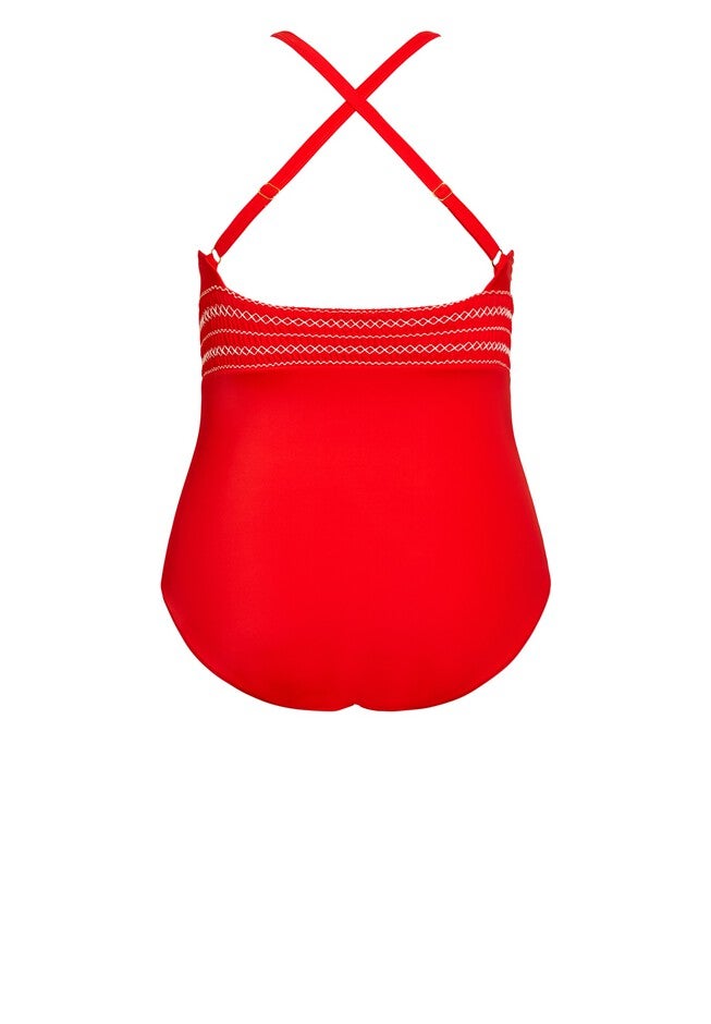 Lucia 1 Piece - grenadine, RED, alternate image number null