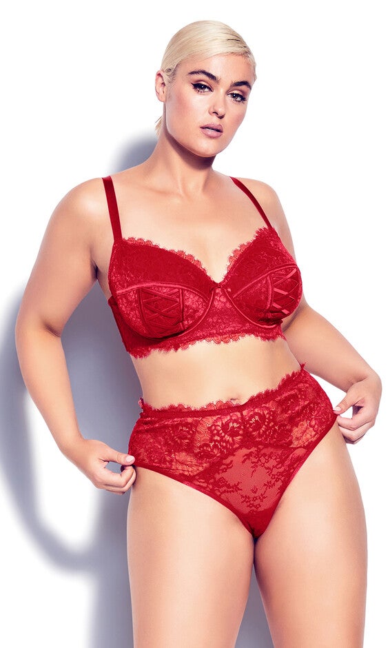 Irina Underwire Demi Bra - ruby, RED, hi-res image number null