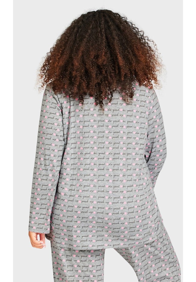 Button Through Sleep Top, BE GOOD, alternate image number null
