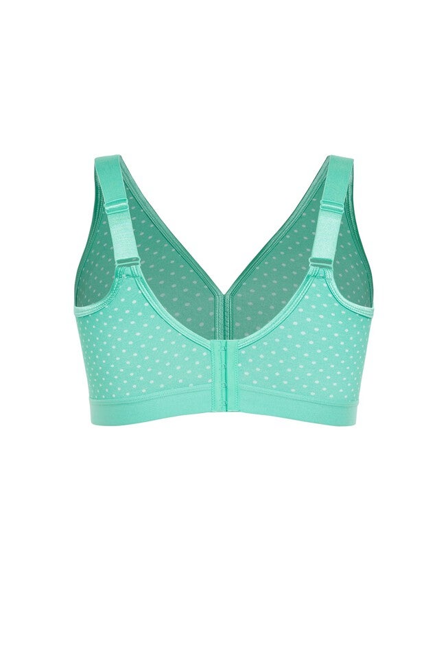 Fashion Cotton Bra, PEPPERMINT SPOT, alternate image number 3