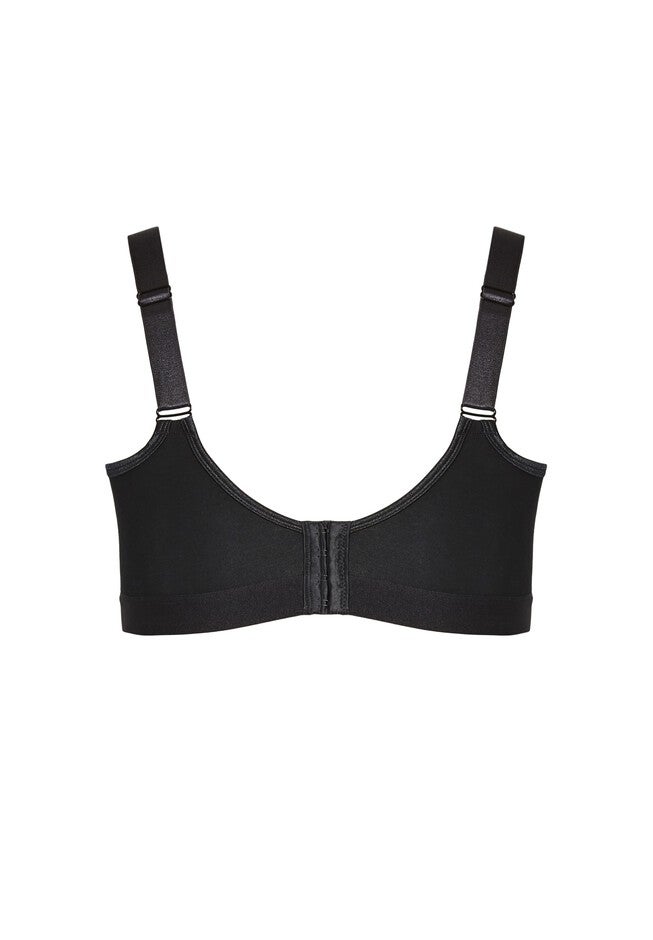 Basic Cotton Bra, BLACK, alternate image number null