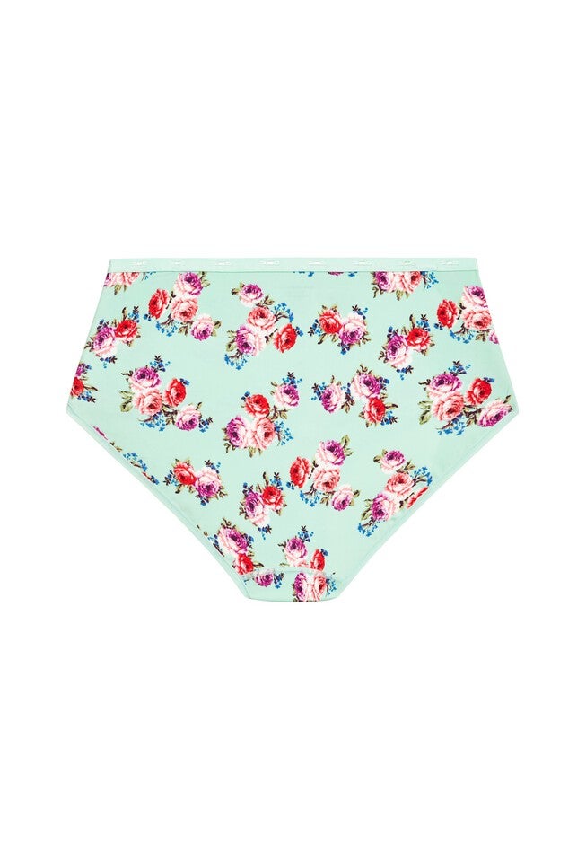 Fashion Microfiber Full Brief, MINT FLORAL, alternate image number 3