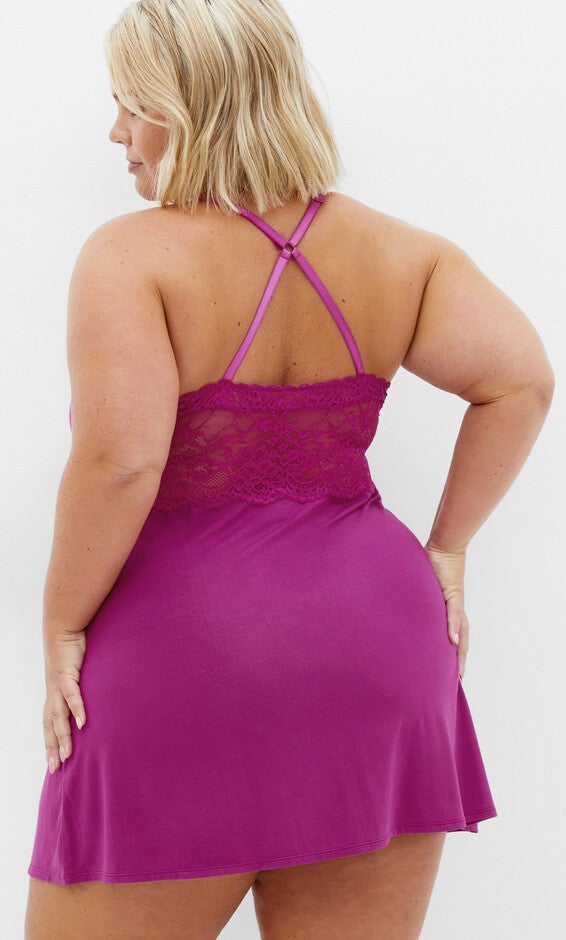 Viva Babydoll - cerise, PINK, alternate image number 1