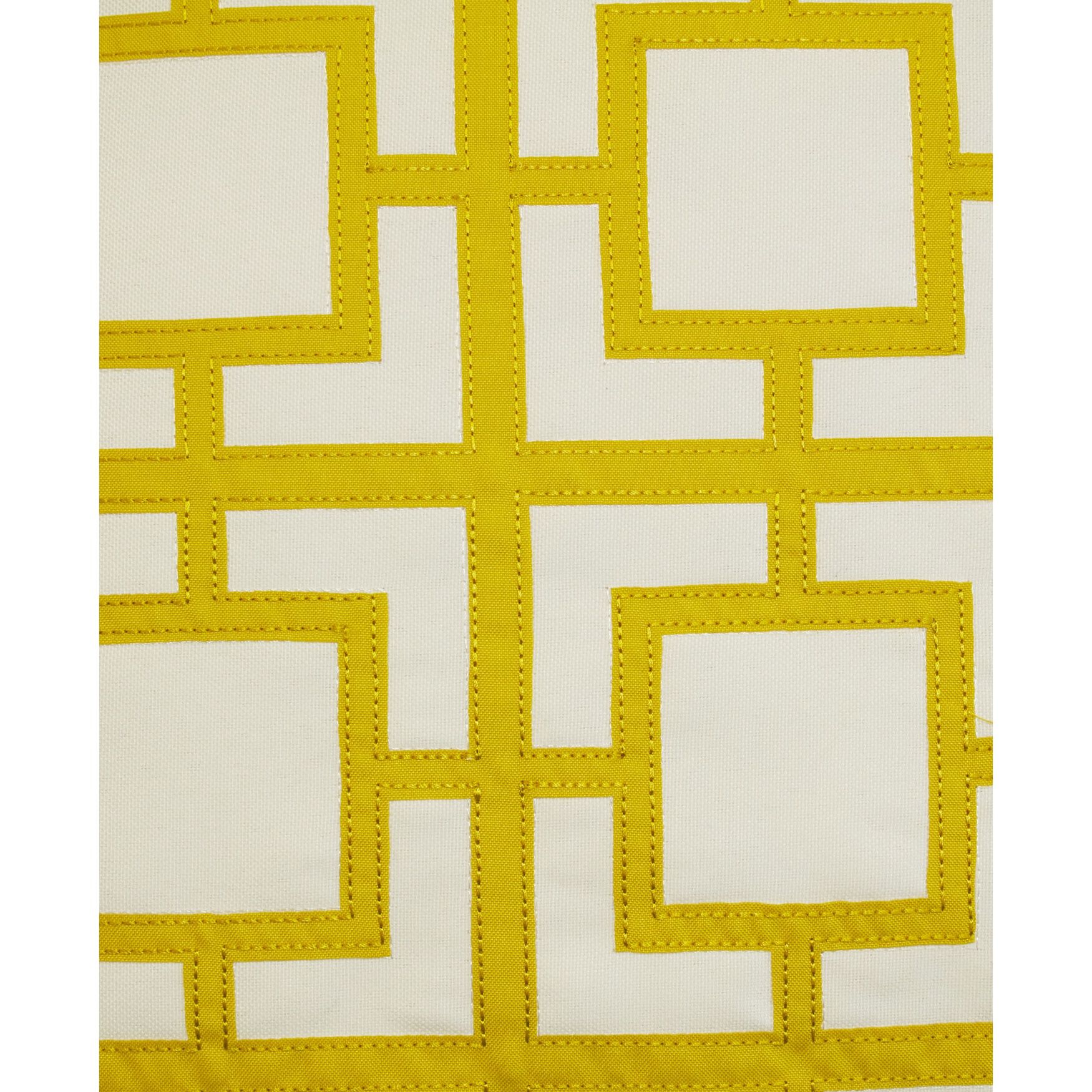 Modern Links Applique 20X20 Indoor Outdoor Decorative Pillow, , alternate image number 5