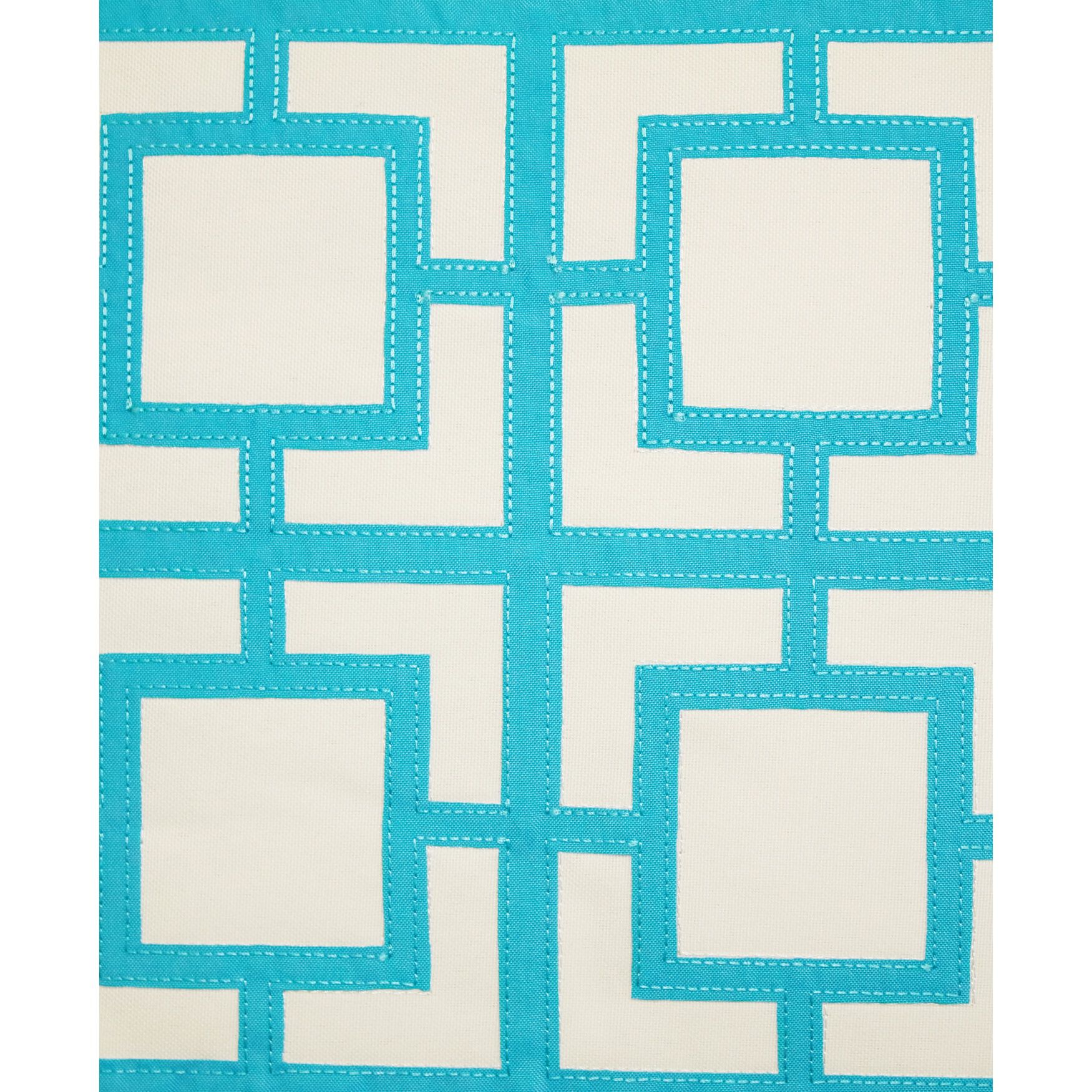 Modern Links Applique 20X20 Indoor Outdoor Decorative Pillow, , alternate image number 8