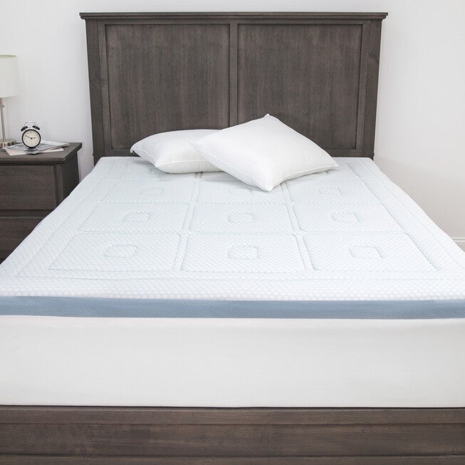 SensorPEDIC SensorCOOL 3-Inch Gel-Infused Memory Foam Mattress Topper, , alternate image number 7