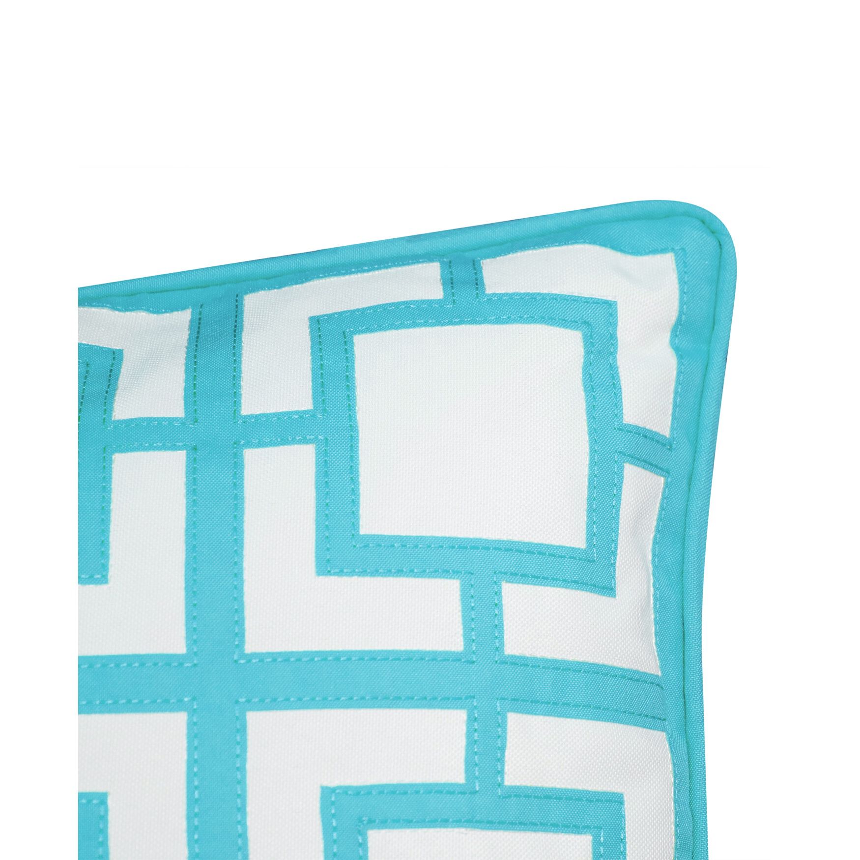 Modern Links Applique 20X20 Indoor Outdoor Decorative Pillow, , alternate image number 9