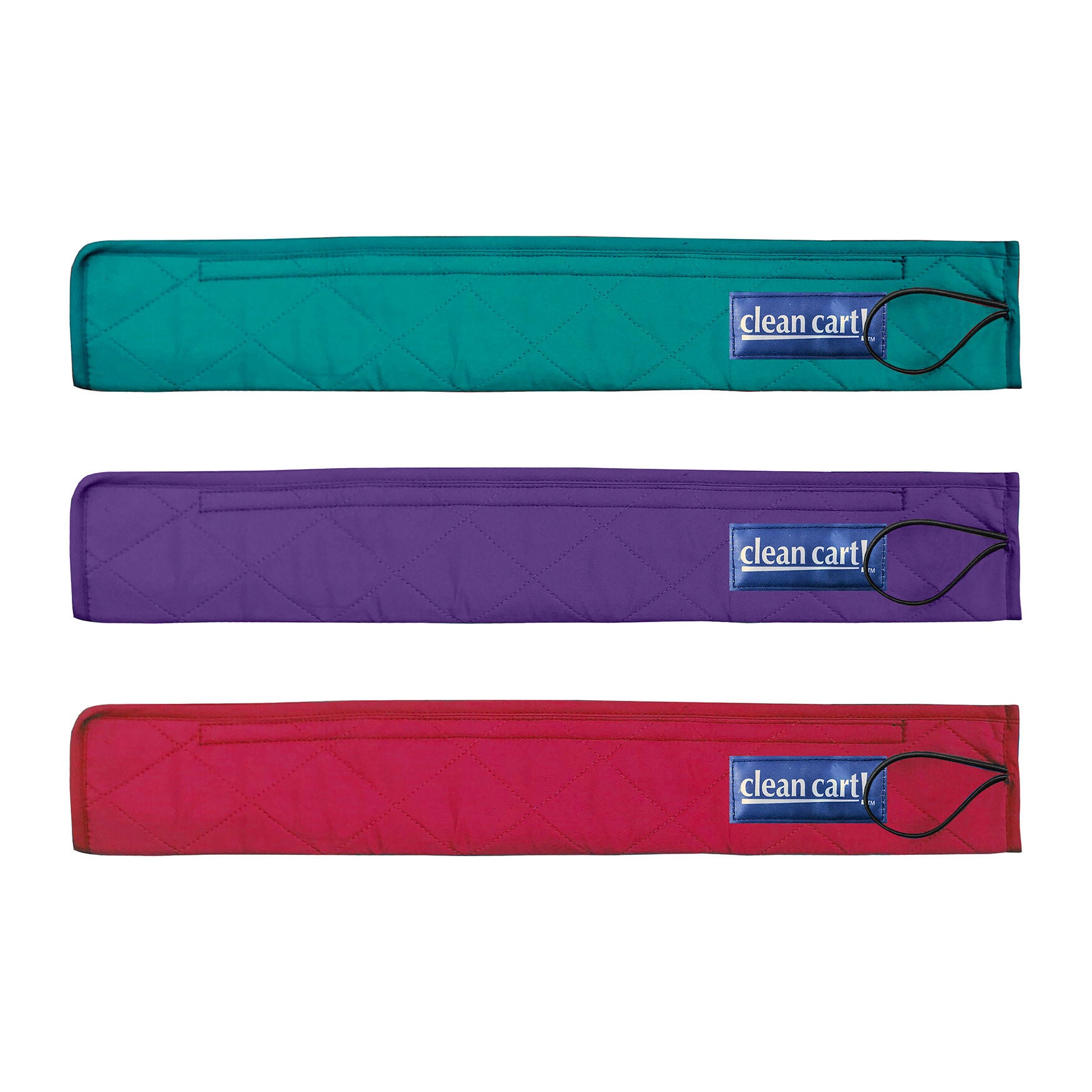 Clean Cart Shopping Cart Handle Cover 3-Pack, Bright Colors, BRIGHT, hi-res image number 0