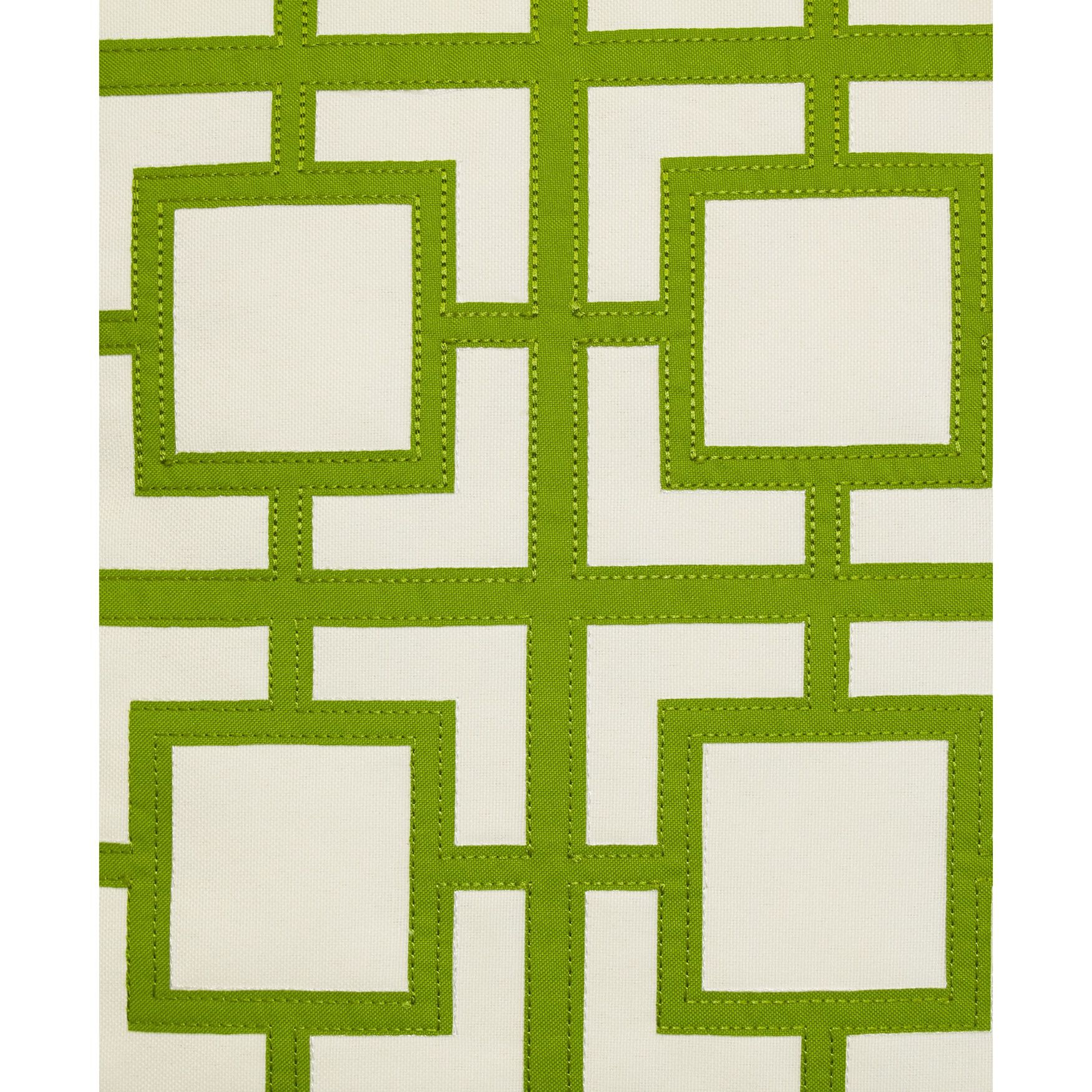 Modern Links Applique 20X20 Indoor Outdoor Decorative Pillow, , alternate image number 15