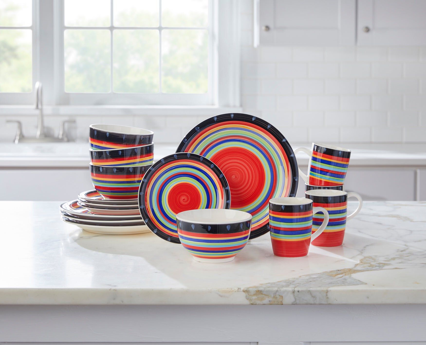 16-PC. Casa Stella Dinnerware Set