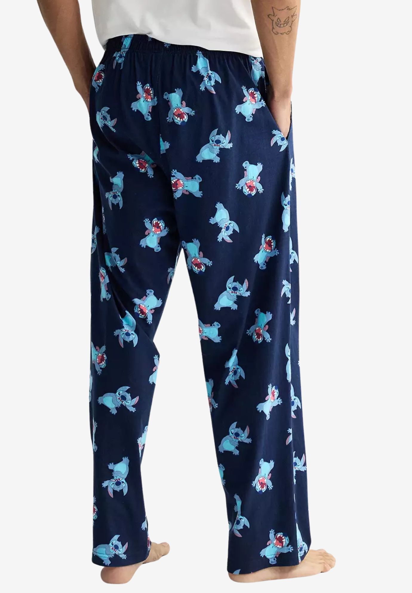 Disney Lilo & Stitch Pajama Pants Sleepwear Loungewear All-Over Print, BLUE, alternate image number 3