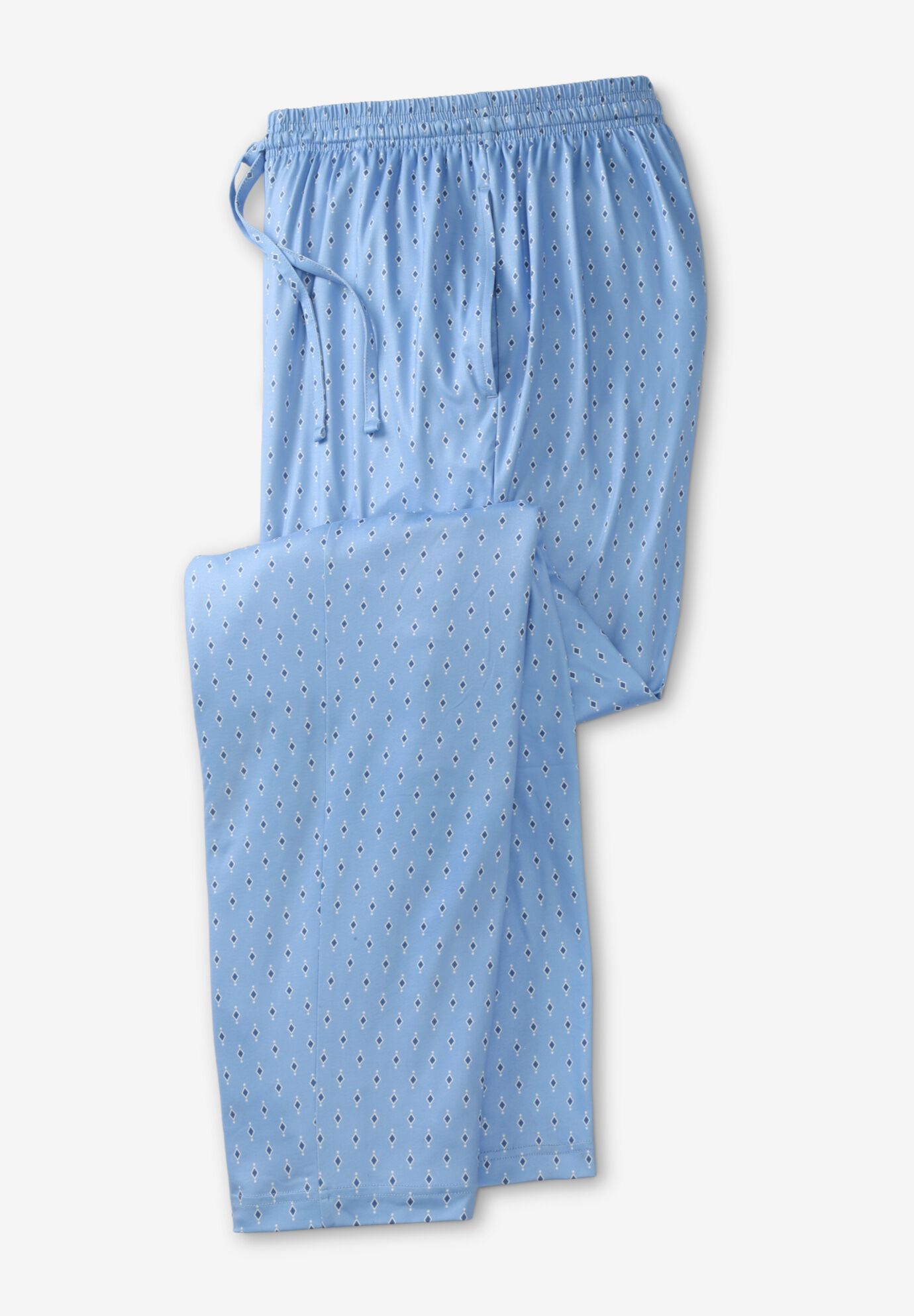 Ultra-Soft Pajama Pants, LIGHT BLUE DIAMOND, on-hover image number 1