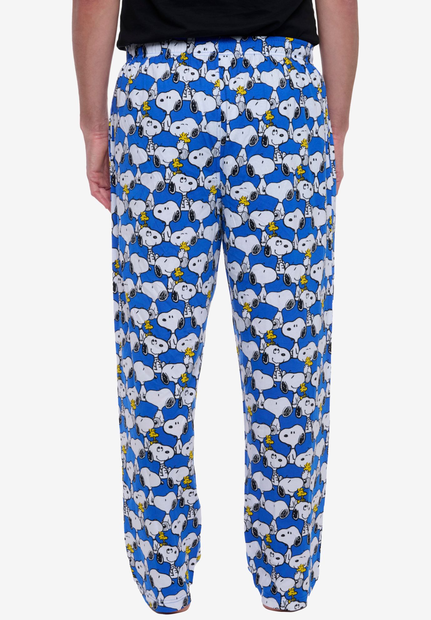 Peanuts Snoopy & Woodstock Pajama Pants Lounge Wear Sleepwear, BLUE, on-hover image number 1