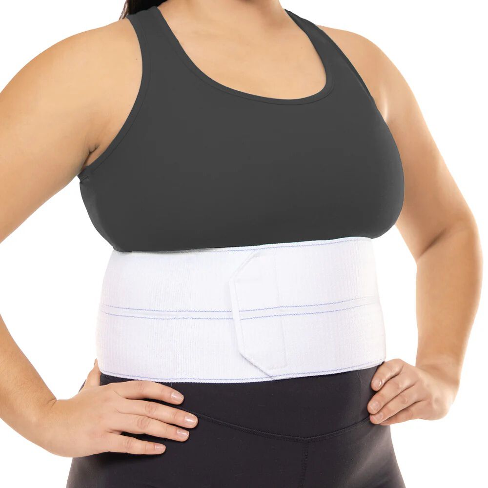 Broken Rib Brace, WHITE, alternate image number 3