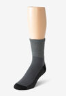 1/4 Length Cushioned Crew Socks 3-Pack, HEATHER CHARCOAL, hi-res image number 0