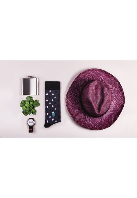 The Pink Danny (Pink Polka Dots) Socks, , alternate image number null