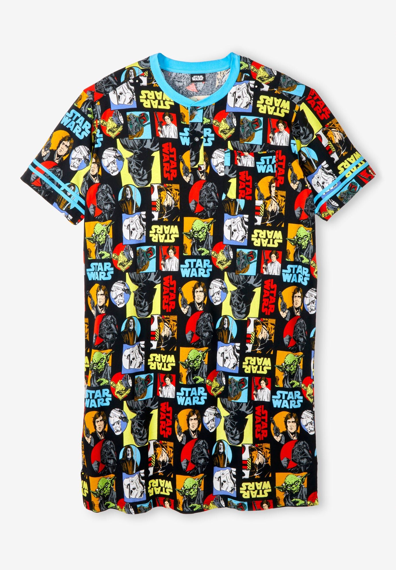 Licensed Novelty Nightshirt, RETRO STAR WARS, hi-res image number 0