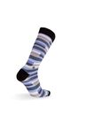 The Blue Cary (Blue Broken Lines) Socks, , alternate image number 3