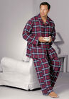Plaid Flannel Pajama Set, , alternate image number 4
