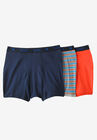 Hanes® FreshIQ® X-Temp® Comfort Cool ® Boxer Briefs 3-Pack, ORANGE NAVY MULTI, hi-res image number null