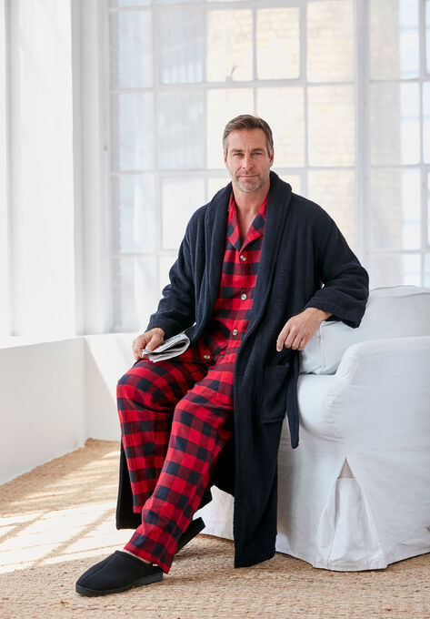 Plaid Flannel Pajama Set, , alternate image number null