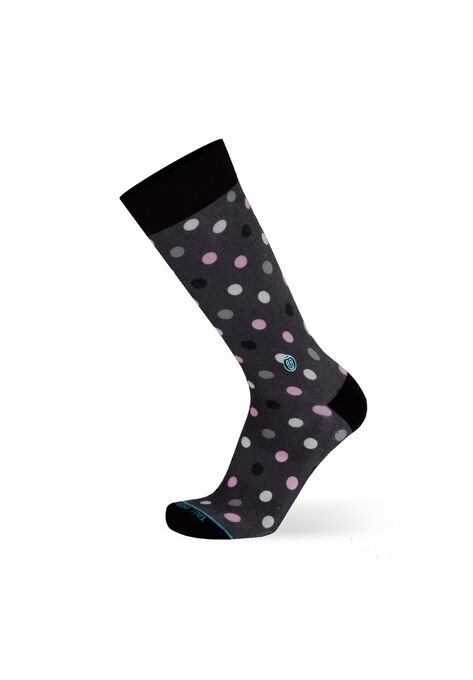 The Pink Danny (Pink Polka Dots) Socks, PINK, hi-res image number null