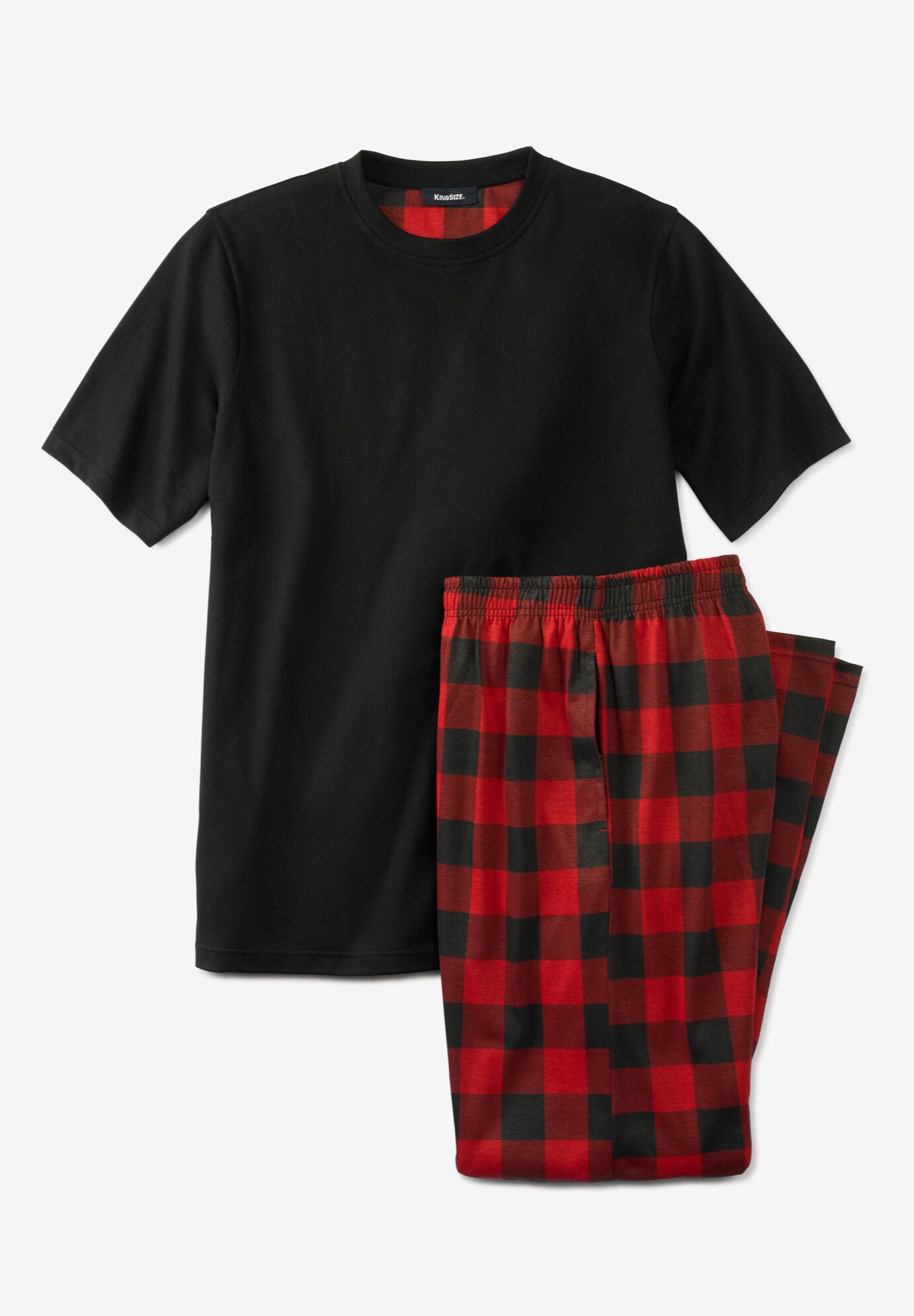 Big and tall red plaid pajamas on sale