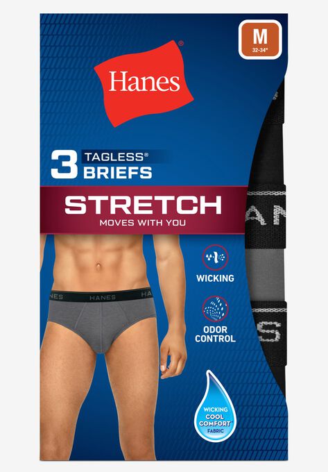 Hanes® X-Temp® 3-Pack Classic Briefs, , alternate image number null