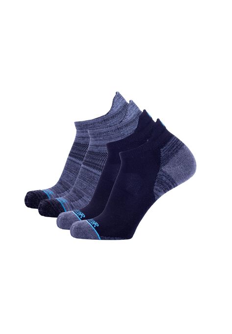 The Low-Cut 2-Pack Socks, GREY BLACK, hi-res image number null