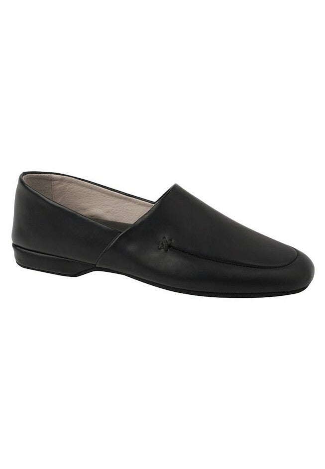 L.B. Evans Duke Opera Leather Slippers, BLACK, hi-res image number null