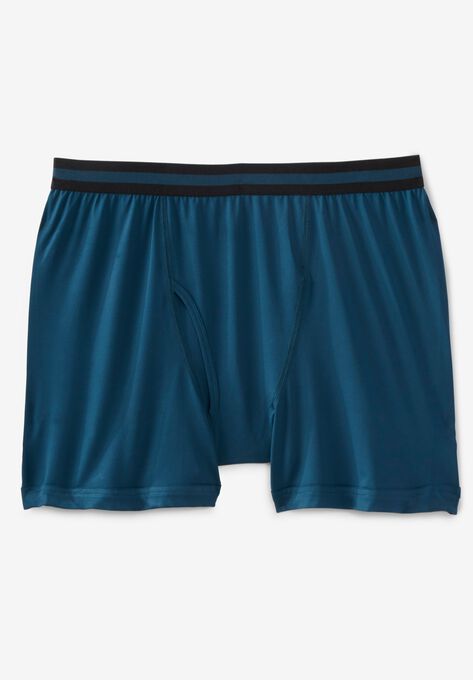 Performance Flex Boxer Briefs, MIDNIGHT TEAL, hi-res image number null