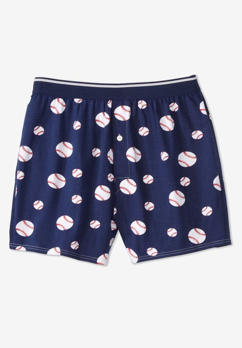 Patterned Boxer Briefs, BASEBALL, hi-res image number null
