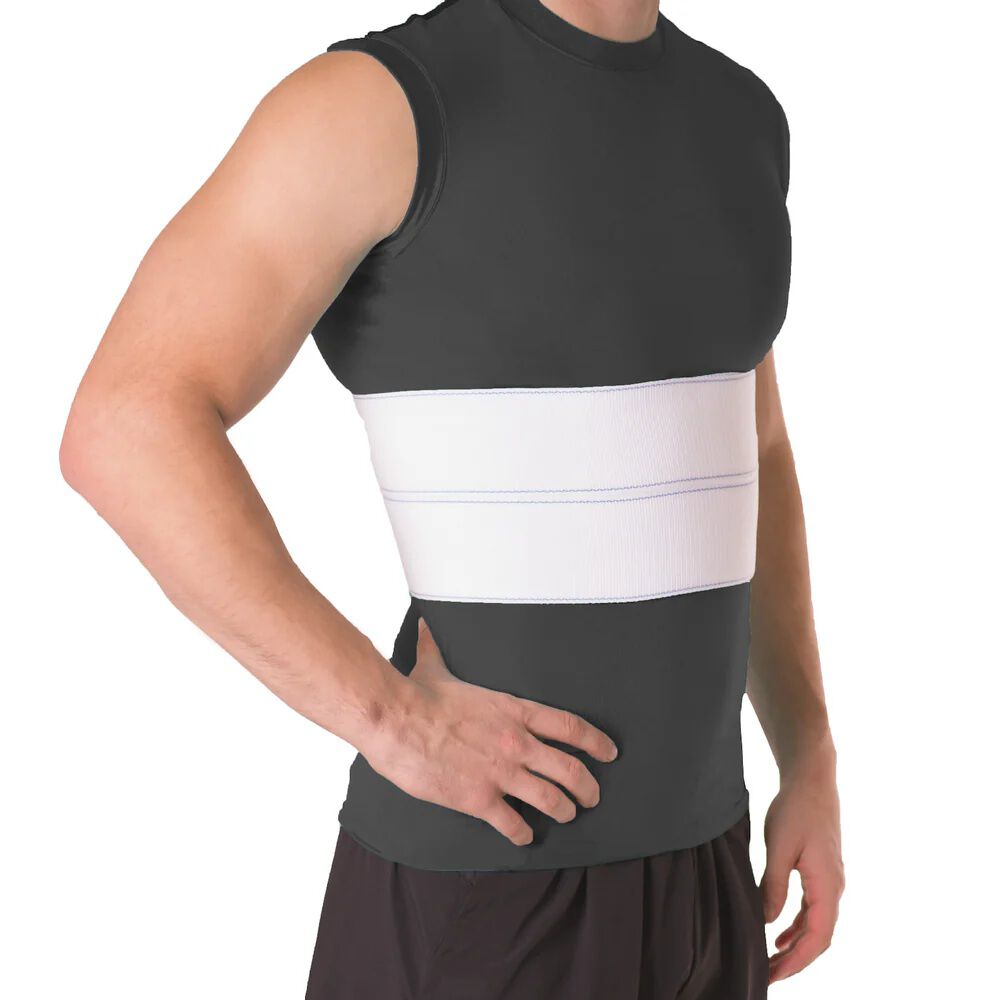 Broken Rib Brace, WHITE, alternate image number 2