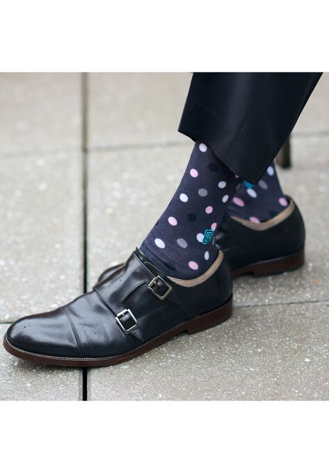 The Pink Danny (Pink Polka Dots) Socks, , alternate image number null