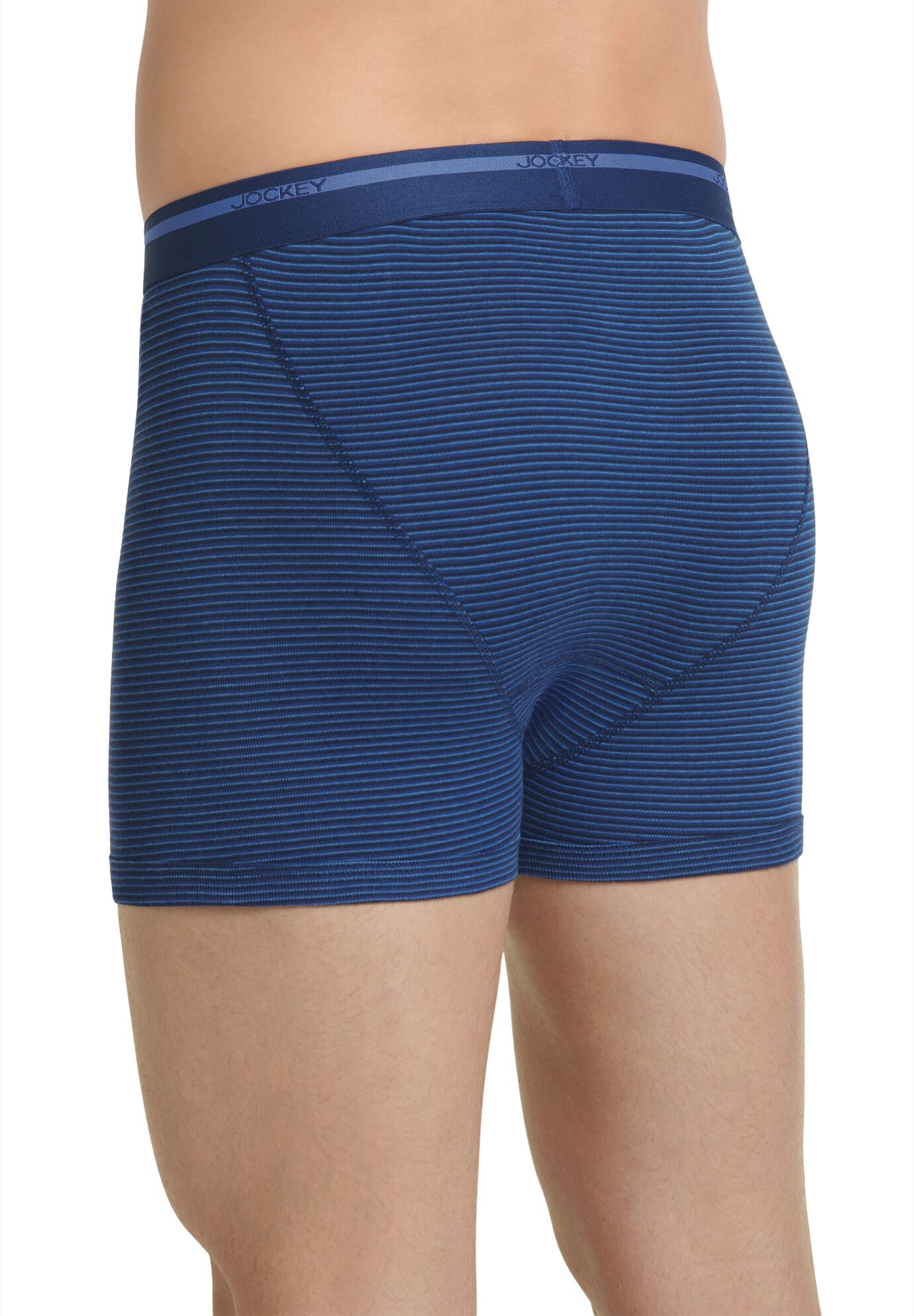 Full Rise Boxer Briefs, 2-Pack, NAVY STRIPE, alternate image number 2
