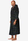 Hooded Microfleece Maxi Robe with Front Pockets, , alternate image number 2
