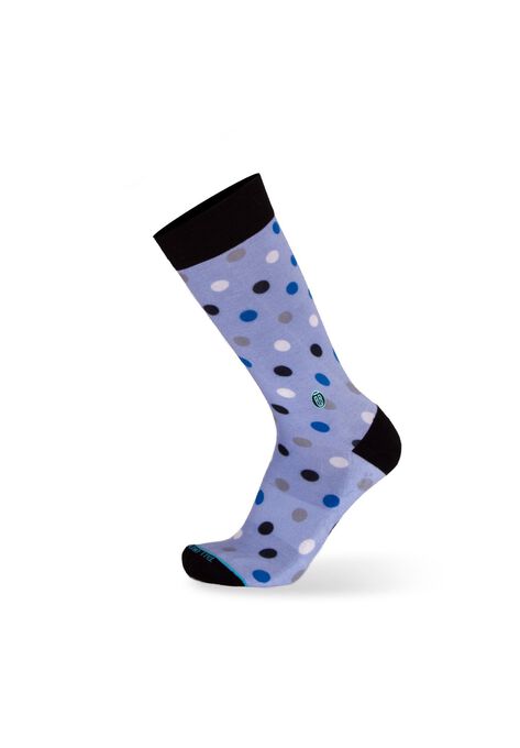 The Blue Danny (Blue Polka Dots) Socks, LIGHT BLUE, hi-res image number null