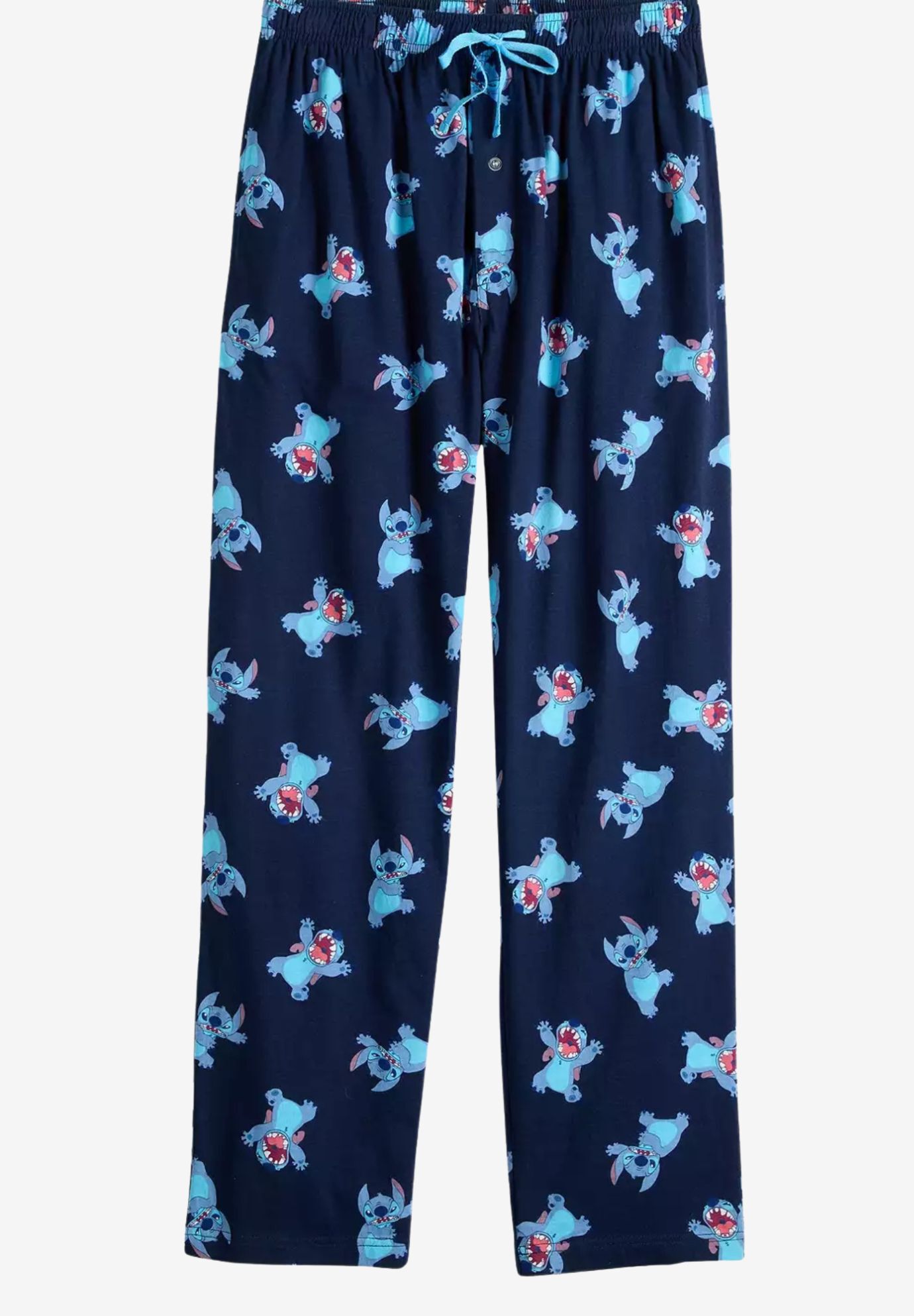 Disney Lilo & Stitch Pajama Pants Sleepwear Loungewear All-Over Print, BLUE, hi-res image number 0