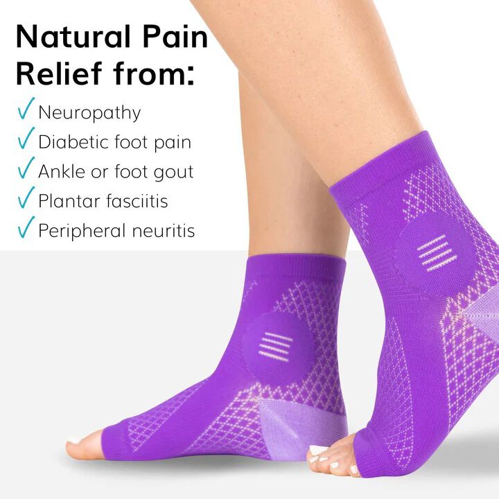Neuropathy Socks, GRAY, alternate image number 5