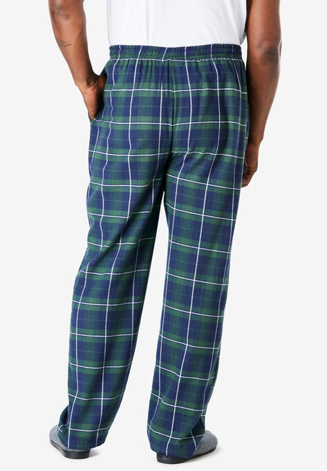Flannel Plaid Pajama Pants, , on-hover image number null