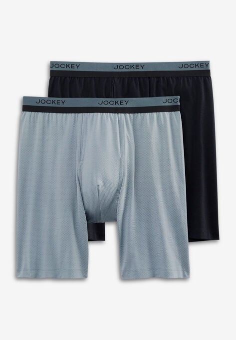 Jockey® 2-Pack Long Leg Boxer Brief, IRON GREY, hi-res image number null