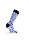 The Blue Danny (Blue Polka Dots) Socks, , on-hover image number null
